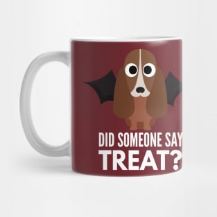 Basset Hound Halloween Trick or Treat Mug